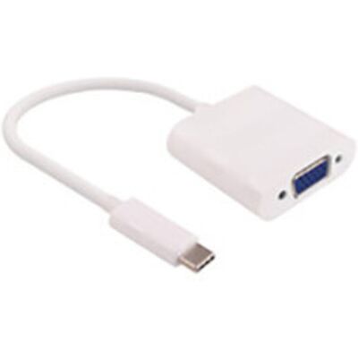 Microconnect - 0.2m Usb C - D-sub - Kabeladapter (usb С, D-sub, Stecker/buchse, Weiß) Microconnect - 0.2m Usb C - D-sub - Kabeladapter (usb С, D-sub, Stecker/buchse, Weiß)