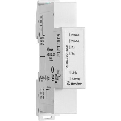 Finder Gateway Modbus RS485 RTU - Unterstützt 200 Geräte - Ethernet 10/100 Mbps - Webinterface - EN Standards Finder Gateway Modbus RS485 RTU - Unterstützt 200 Geräte - Ethernet 10/100 Mbps - Webinterface - EN Standards