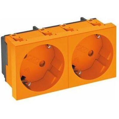 OBO Bettermann 6120105 Doppelsteckdose - IP20 Schutz OBO Bettermann 6120105 Doppelsteckdose - IP20 Schutz