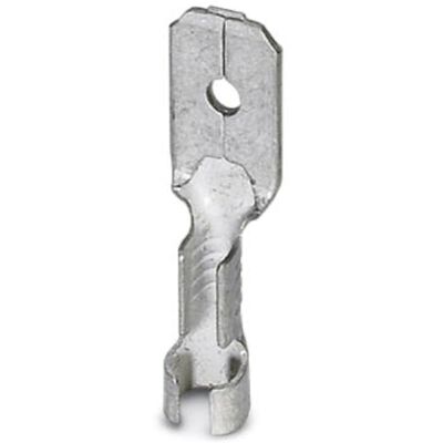 Phoenix Contact Flachstecker - Kupfer, 6,3 mm Breite, 0,8 mm Dicke - 180° Phoenix Contact Flachstecker - Kupfer, 6,3 mm Breite, 0,8 mm Dicke - 180°