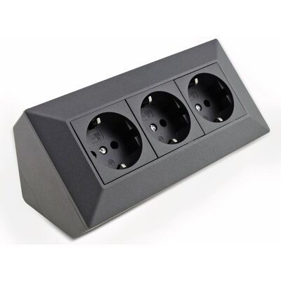 Chilitec 3-fach Steckdosenblock Eck-steckdose 90° Winkel Chilitec 3-fach Steckdosenblock Eck-steckdose 90° Winkel