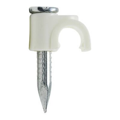 ELECTRO DH Kabelklemme Schlauch 8mm Weiss (100 Stk.) ELECTRO DH Kabelklemme Schlauch 8mm Weiss (100 Stk.)