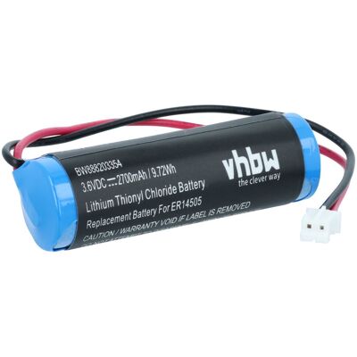 VHBW Dräger 8326186, 8326856 Gasdetektor Batterie - Nicht wiederaufladbar Lithium 2700mAh VHBW Dräger 8326186, 8326856 Gasdetektor Batterie - Nicht wiederaufladbar Lithium 2700mAh