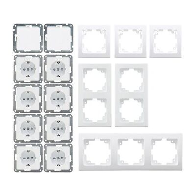 CHILITEC Delphi Starter-kit, 16-teilig Weiß 8 Steckdose, 2 Schalter CHILITEC Delphi Starter-kit, 16-teilig Weiß 8 Steckdose, 2 Schalter