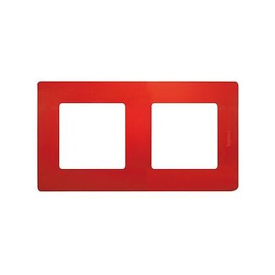 Legrand 096712 Niloé-schalterabdeckung Für 2 Schalter – Coquelicot Legrand 096712 Niloé-schalterabdeckung Für 2 Schalter – Coquelicot
