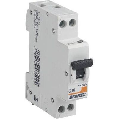 Leitungsschutzschalter, Debflex, 10 A Debflex Leitungsschutzschalter, Debflex, 10 A Debflex