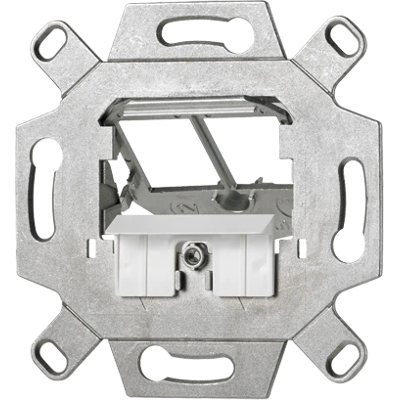 Jung - UMA-Cat6a-25 - 2-Port - Schraubmontage - Adapter Jung - UMA-Cat6a-25 - 2-Port - Schraubmontage - Adapter