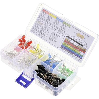 TRU COMPONENTS LED - Verschiedene Farben - 5mm - 30° - 20mA - 1,8-3,4V - LED TRU COMPONENTS LED - Verschiedene Farben - 5mm - 30° - 20mA - 1,8-3,4V - LED