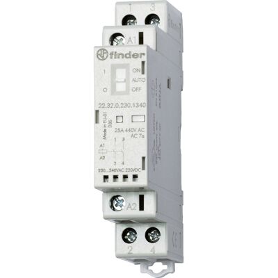 Finder - 22 Series - 12VDC Spule - 25A NO/NC - Schütz Finder - 22 Series - 12VDC Spule - 25A NO/NC - Schütz