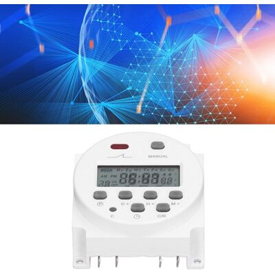 JUTE Cn101a Digitaler Elektronischer Timer, 16a Lcd-relais, 12v Dc Programmierbarer Timer JUTE Cn101a Digitaler Elektronischer Timer, 16a Lcd-relais, 12v Dc Programmierbarer Timer