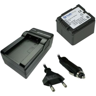 Trade-shop - 2in1 Set: Camcorder Li-ion Akku 7,4v 950mah + Schnellladegerät Kompatibel Mit Panasonic Hdc-sd200 Hdc-sd300 Hdc-sd600 Hdc-sd707 Hdc-sdt750 Trade-shop - 2in1 Set: Camcorder Li-ion Akku 7,4v 950mah + Schnellladegerät Kompatibel Mit Panasonic Hdc-sd200 Hdc-sd300 Hdc-sd600 Hdc-sd707 Hdc-sdt750