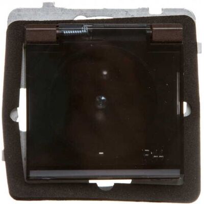 OEM Sonata Spritzwassergeschützte Steckdose Mit/mit Ip44 Transparenter Abdeckung, Schokoladenmetallic, Gph-1rz/m/40/d OEM Sonata Spritzwassergeschützte Steckdose Mit/mit Ip44 Transparenter Abdeckung, Schokoladenmetallic, Gph-1rz/m/40/d