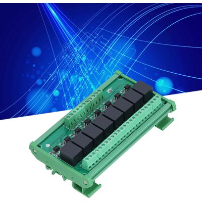 JUTE 8-kanal 5v/12v/24v Optokoppler-isolationsrelais-steuermodul, Verstärkerplatine Für Sps-mikrocontroller JUTE 8-kanal 5v/12v/24v Optokoppler-isolationsrelais-steuermodul, Verstärkerplatine Für Sps-mikrocontroller