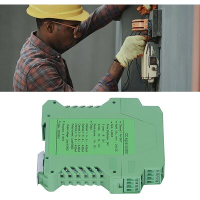 JUTE 24v Dc Signalisolator Für Strom- Und Spannungstransmitter, Sps-erkennung, Ein Eingang Und Vier Ausgänge, 4-20ma. JUTE 24v Dc Signalisolator Für Strom- Und Spannungstransmitter, Sps-erkennung, Ein Eingang Und Vier Ausgänge, 4-20ma.