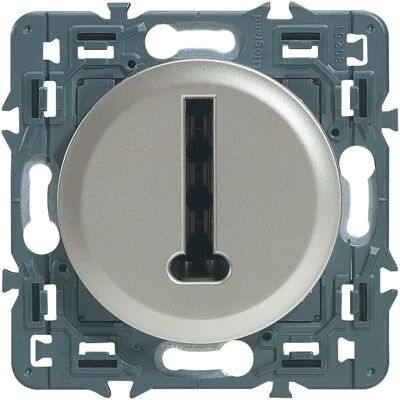 Legrand 099760 Céliane Telefonsteckdose 8 Kontakte In T-form – Titan Mit Halterung Legrand 099760 Céliane Telefonsteckdose 8 Kontakte In T-form – Titan Mit Halterung