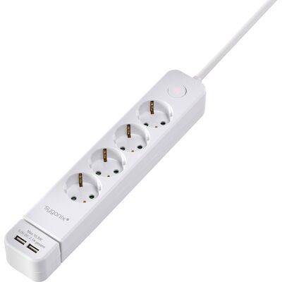 Sygonix SY-4535058 Steckdosenleiste - 5-Fach mit USB und Schalter Sygonix SY-4535058 Steckdosenleiste - 5-Fach mit USB und Schalter