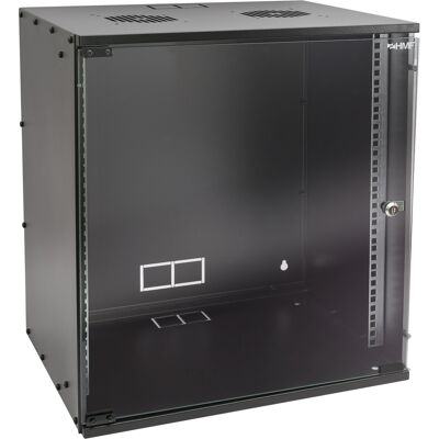 Hmf - 65712-02 Serverschrank 19 Zoll, 12 He, Netzwerkschrank, Unmontiert, 51 X 40 X 58 Cm, Schwarz Hmf - 65712-02 Serverschrank 19 Zoll, 12 He, Netzwerkschrank, Unmontiert, 51 X 40 X 58 Cm, Schwarz