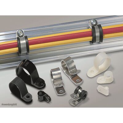 Hellermanntyton - Kabelschelle, Snapper, Abdeckung, 211-10120, Alu12, Natur, Aluminium, 1 Stück Hellermanntyton - Kabelschelle, Snapper, Abdeckung, 211-10120, Alu12, Natur, Aluminium, 1 Stück