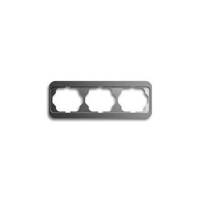 Busch-Jaeger Rahmen 3-fach horizontal - Metall Aluminium Busch-Jaeger Rahmen 3-fach horizontal - Metall Aluminium