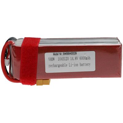 vhbw 6000mAh 14,8V Li-Polymer Akku - Modellbau vhbw 6000mAh 14,8V Li-Polymer Akku - Modellbau