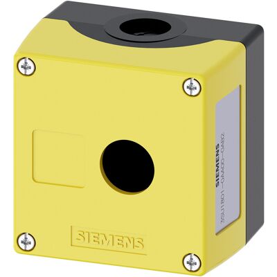 Siemens 3SU1801-0AA00-0AB2 Gelbes Gehäuse - Drucktaster, 22mm, IP67/IP69K Siemens 3SU1801-0AA00-0AB2 Gelbes Gehäuse - Drucktaster, 22mm, IP67/IP69K