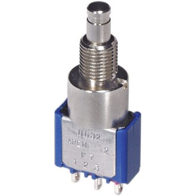 Apem - 8646a 8646a Druckschalter 250 V/ac 3 A 2 X Ein/ein Rastend 1 St. Apem - 8646a 8646a Druckschalter 250 V/ac 3 A 2 X Ein/ein Rastend 1 St.