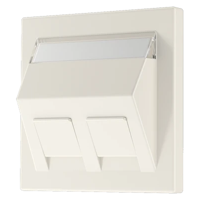 JUNG Zentralplatte 2-fach, 30° Montageadapter - Elektroinstallationsplatte JUNG Zentralplatte 2-fach, 30° Montageadapter - Elektroinstallationsplatte