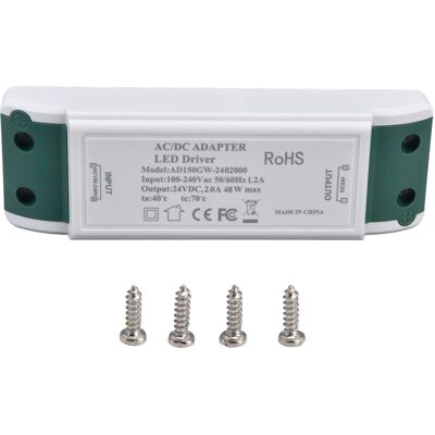 HEAT Led-transformator 24v Dc 2a 48w Konstantstrom-led-netzteil Für Heim Und Büro Ac100–240v HEAT Led-transformator 24v Dc 2a 48w Konstantstrom-led-netzteil Für Heim Und Büro Ac100–240v