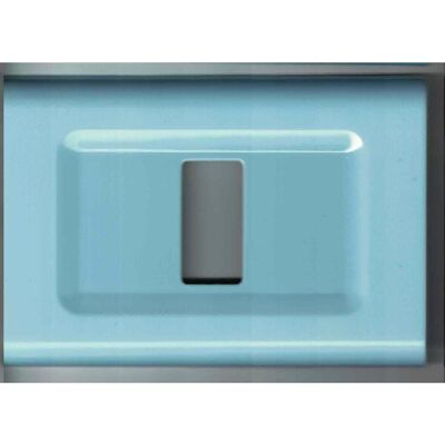 Bticino Magic Serie Blaue Staub Wandplatte - 1 Fach - Kompatibel Bticino Magic Serie Blaue Staub Wandplatte - 1 Fach - Kompatibel