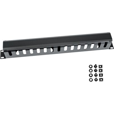 Hmf - 65451 Kabelkanal Horizontal Für Serverschrank, 19 Zoll, 1 He, Schwarz Hmf - 65451 Kabelkanal Horizontal Für Serverschrank, 19 Zoll, 1 He, Schwarz