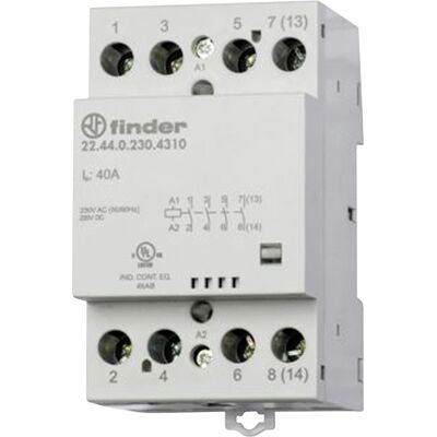 Finder 22.44.0.024.4410 Installationsschütz - IP20 Finder 22.44.0.024.4410 Installationsschütz - IP20