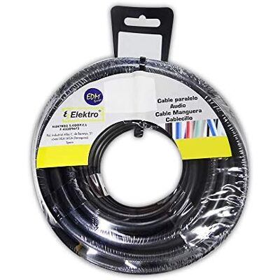 EDM Schwarze Acrylspule 4x2,5mm 5mts. EDM Schwarze Acrylspule 4x2,5mm 5mts.