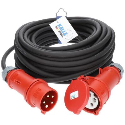 Kalle Das Kabel - Kalle Verlängerungskabel Cee 400v 32a 6,0mm² Phasenwender Ip44 15 Meter Kalle Das Kabel - Kalle Verlängerungskabel Cee 400v 32a 6,0mm² Phasenwender Ip44 15 Meter