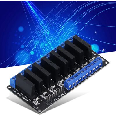 JUTE Hy-m281 8-kanal-halbleiterrelaismodul, 5v Ac-niederpegel-getriggerte Dc-steuerung Mit Sicherungslast, 240v 2a. JUTE Hy-m281 8-kanal-halbleiterrelaismodul, 5v Ac-niederpegel-getriggerte Dc-steuerung Mit Sicherungslast, 240v 2a.