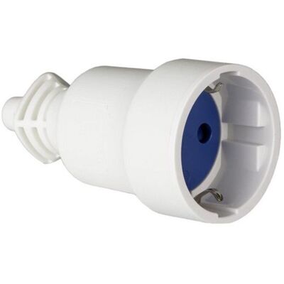 Solera - Mobiler Sockel 2p+e, 16a 250v Pvc-klappkabelklemme Für Einfachen Klemmenanschluss Weiß Solera - Mobiler Sockel 2p+e, 16a 250v Pvc-klappkabelklemme Für Einfachen Klemmenanschluss Weiß