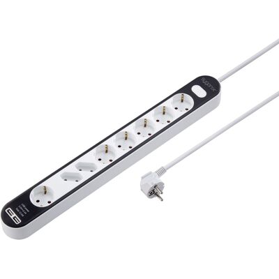 Sygonix SY-4538278 Mehrfachsteckdose - Mehrfachsteckdose, 8 Steckdosen, USB, Schalter Sygonix SY-4538278 Mehrfachsteckdose - Mehrfachsteckdose, 8 Steckdosen, USB, Schalter