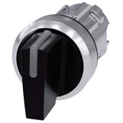 Siemens Modell 3SU1052-2BL10-0AA0 Schwarzer 3-Positionen-Schalter Siemens Modell 3SU1052-2BL10-0AA0 Schwarzer 3-Positionen-Schalter