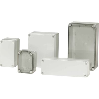 Fibox 8724304 PC B 85mm G Gehäuse - Polycarbonat, Hellgrau, IP66/IP67 Fibox 8724304 PC B 85mm G Gehäuse - Polycarbonat, Hellgrau, IP66/IP67