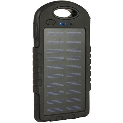 Arcas Solar-powerbank S60 Mit 6000mah Und Taschenlampenfunktion Arcas Solar-powerbank S60 Mit 6000mah Und Taschenlampenfunktion