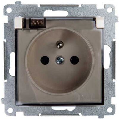 OEM Simon 54 Spritzwassergeschützte Steckdose Mit/ohne Ip44 Mit Transparenter Abdeckung Ohne Dichtung, Cremefarben Dgz1buz.01/41a OEM Simon 54 Spritzwassergeschützte Steckdose Mit/ohne Ip44 Mit Transparenter Abdeckung Ohne Dichtung, Cremefarben Dgz1buz.01/41a
