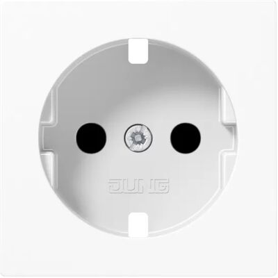 Jung Abdeckung Für Schuko® Steckdosen, Integrierter Erhöhter Berührungsschutz, Duroplast, Serie A, Alpinweiß A1520 Jung Abdeckung Für Schuko® Steckdosen, Integrierter Erhöhter Berührungsschutz, Duroplast, Serie A, Alpinweiß A1520