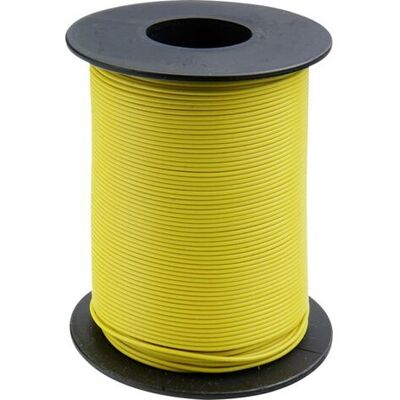 Donau 119-13 Kupferdraht Spule - Gelb - 100m - Elektrokabel Donau 119-13 Kupferdraht Spule - Gelb - 100m - Elektrokabel