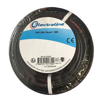 Electraline 25m Hifi-Kabel - 2x0,75mm² Electraline 25m Hifi-Kabel - 2x0,75mm²