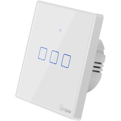 Sonoff Wandschalter Tx T2eu3c Weiß (3 Taster) Sonoff Wandschalter Tx T2eu3c Weiß (3 Taster)