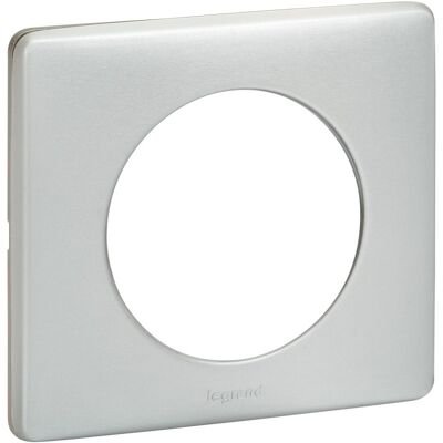 Legrand 066781 Céliane-abdeckplatte, 1-fach, Oberfläche Aluminium Natur Legrand 066781 Céliane-abdeckplatte, 1-fach, Oberfläche Aluminium Natur