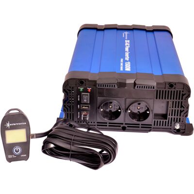 SOLARTRONICS Spannungswandler Fs1500dr 12v 1500 Watt Reiner + Display-kabelfernbedienung Crd80 SOLARTRONICS Spannungswandler Fs1500dr 12v 1500 Watt Reiner + Display-kabelfernbedienung Crd80