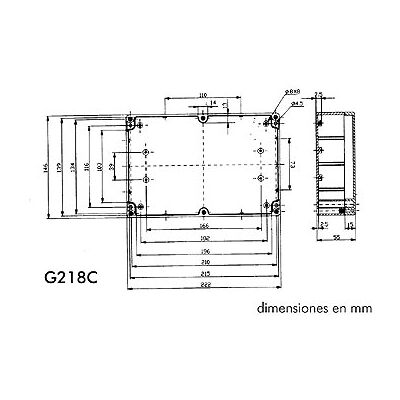 Velleman G218C Polycarbonat-Wasserdichtes Gehäuse - Hellgrau - 220x146x55mm Velleman G218C Polycarbonat-Wasserdichtes Gehäuse - Hellgrau - 220x146x55mm