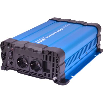 SOLARTRONICS Spannungswandler Fs2000dr 12v 2000 Watt Reiner Sinus Blau Inverter SOLARTRONICS Spannungswandler Fs2000dr 12v 2000 Watt Reiner Sinus Blau Inverter