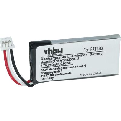 Vhbw - Akku Ersatz Für Sennheiser 504374, Batt-03 Für Wireless Headset Kopfhörer (200 Mah, 3,7 V, Li-polymer) Vhbw - Akku Ersatz Für Sennheiser 504374, Batt-03 Für Wireless Headset Kopfhörer (200 Mah, 3,7 V, Li-polymer)