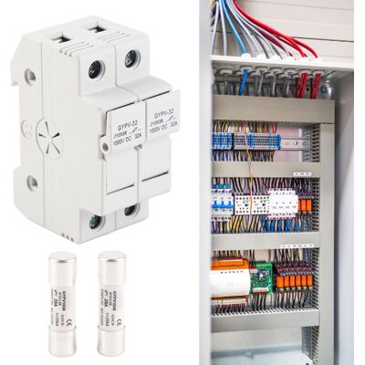 JUTE Gypv-32 2p 32a 1000v Dc Sicherung + Gypv-1038 1000v Dc 20a Photovoltaik-sicherung JUTE Gypv-32 2p 32a 1000v Dc Sicherung + Gypv-1038 1000v Dc 20a Photovoltaik-sicherung